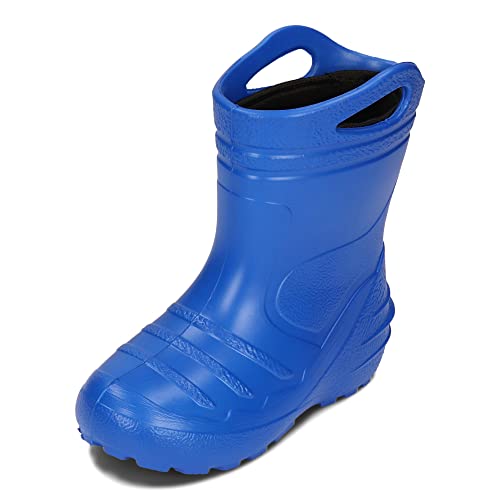 BeKiddy Kinder Unisex EVA-Gummistiefel Gießkanne mit Herausnehmbarer Isolierung 22-35 EU (Blau, eu_footwear_size_system, toddler, numeric, medium, numeric_24) von BeKiddy