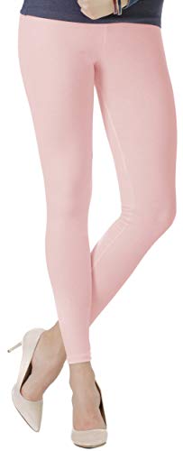 BeLady Damen Leggings Knöchellang Blickdichte Leggins Viele Farben Viele Größen (Rosa 2, 2XL) von BeLady