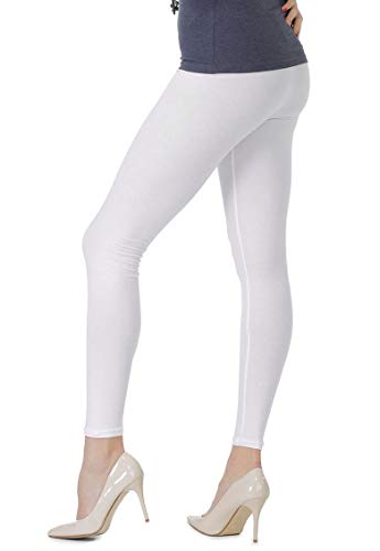 BeLady Damen Leggings Knöchellang Blickdichte Leggins Viele Farben Viele Größen (Weiß, XL) von BeLady