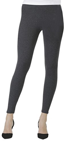 BeLady Damen Leggings Knöchellang aus Baumwolle Blickdichte Leggins Viele Farben (Grafitgrau, 2XL) von BeLady