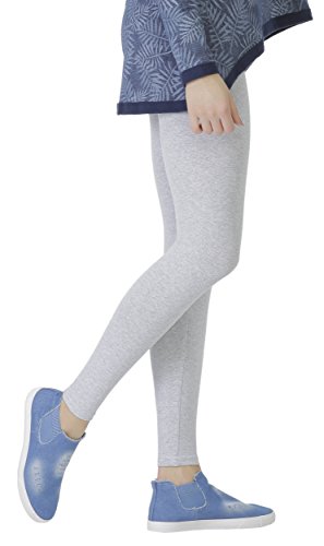 BeLady Damen Leggings Knöchellang aus Baumwolle Blickdichte Leggins Viele Farben (Grau, 2XL) von BeLady