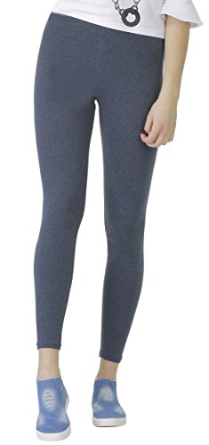 BeLady Damen Leggings Knöchellang aus Baumwolle Blickdichte Leggins Viele Farben (Jeans, L) von BeLady