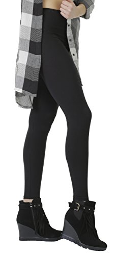 BeLady Damen Leggings Knöchellang aus Baumwolle Blickdichte Leggins Viele Farben (Schwarz, 2XL) von BeLady