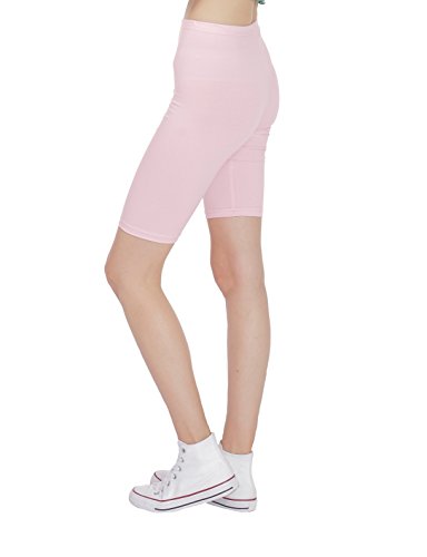 BeLady Damen Mädchen Leggings Radlerhose - Kurze Leggings Gr. 52 / 6XL, Rosa von BeLady