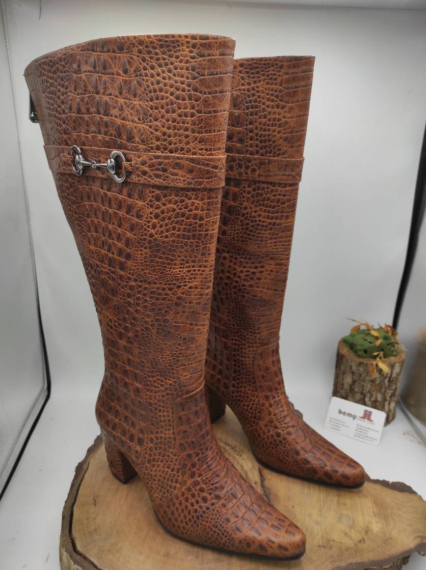 Damenstiefel, Cowboystiefel, Suzani Stiefel, Spezialanfertigung, Für Sie, Top Qualität Alltagsstiefel, Hohe Stiefel von BeMyBoots