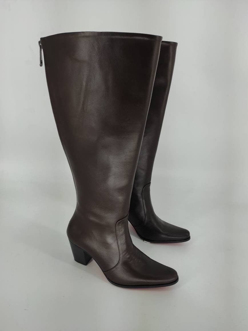 Echtes Leder Maßgeschneiderte Damenstiefel, Auf Bestellung Gefertigt, Cowboystiefel, Bequeme Stiefel, Alltagsstiefel, Für Sie, Freizeitstiefel von BeMyBoots