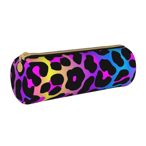 BeNtli Federmäppchen, Federmäppchen, tragbares Federmäppchen, Ledertasche, Schreibwaren-Aufbewahrungstaschen, Neon-Leopardenmuster BeNtli Federmäppchen, Federmäppchen, tragbares Federmäppchen, Ledertasche, Schreibwaren-Aufbewahrungstaschen, Neon-Leopardenmuster von BeNtli
