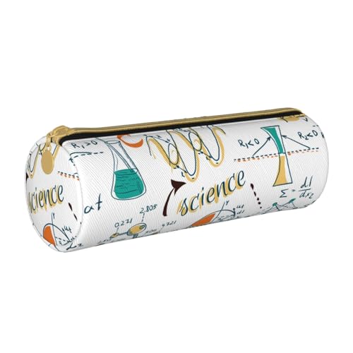 BeNtli Federmäppchen, Federmäppchen, tragbares Federmäppchen, Ledertasche, Schreibwaren-Aufbewahrungstaschen, Wissenschaftslabor Bildung Biologie Chemie von BeNtli