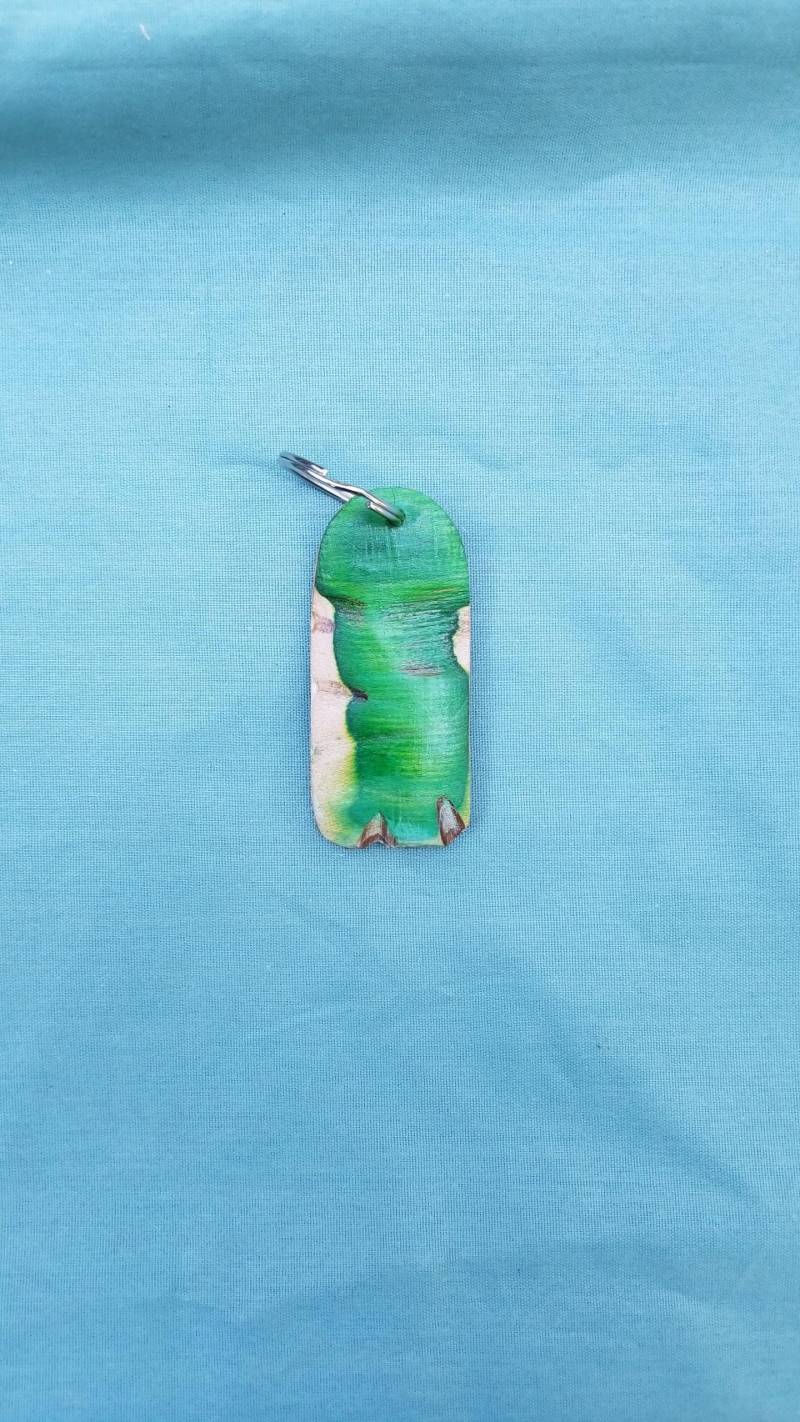 Recycelter Skateboard Schlüsselanhänger von BeRadCrafts