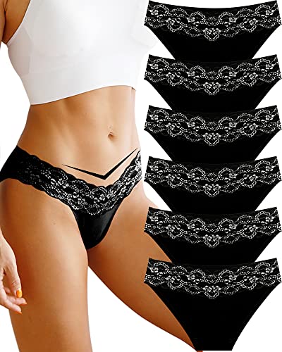 BeReady Seamless Slips Damen Spitze Unterhosen Frauen Nahtlose Weiche Stretch Atmungsaktiver Hipster No Show Unsichtbar Unterwäsche Mehrpack von BeReady