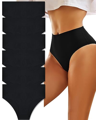 BeReady Bauchweg Unterhose Damen High Waist Unterhosen Seamless Slips Damen Frauen Hohe Taille Nahtlose Unterwäsche 6er Pack Mehrpack von BeReady