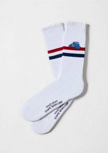 BeSocks Bio-Tennissocken - Krümelmonster von BeSocks