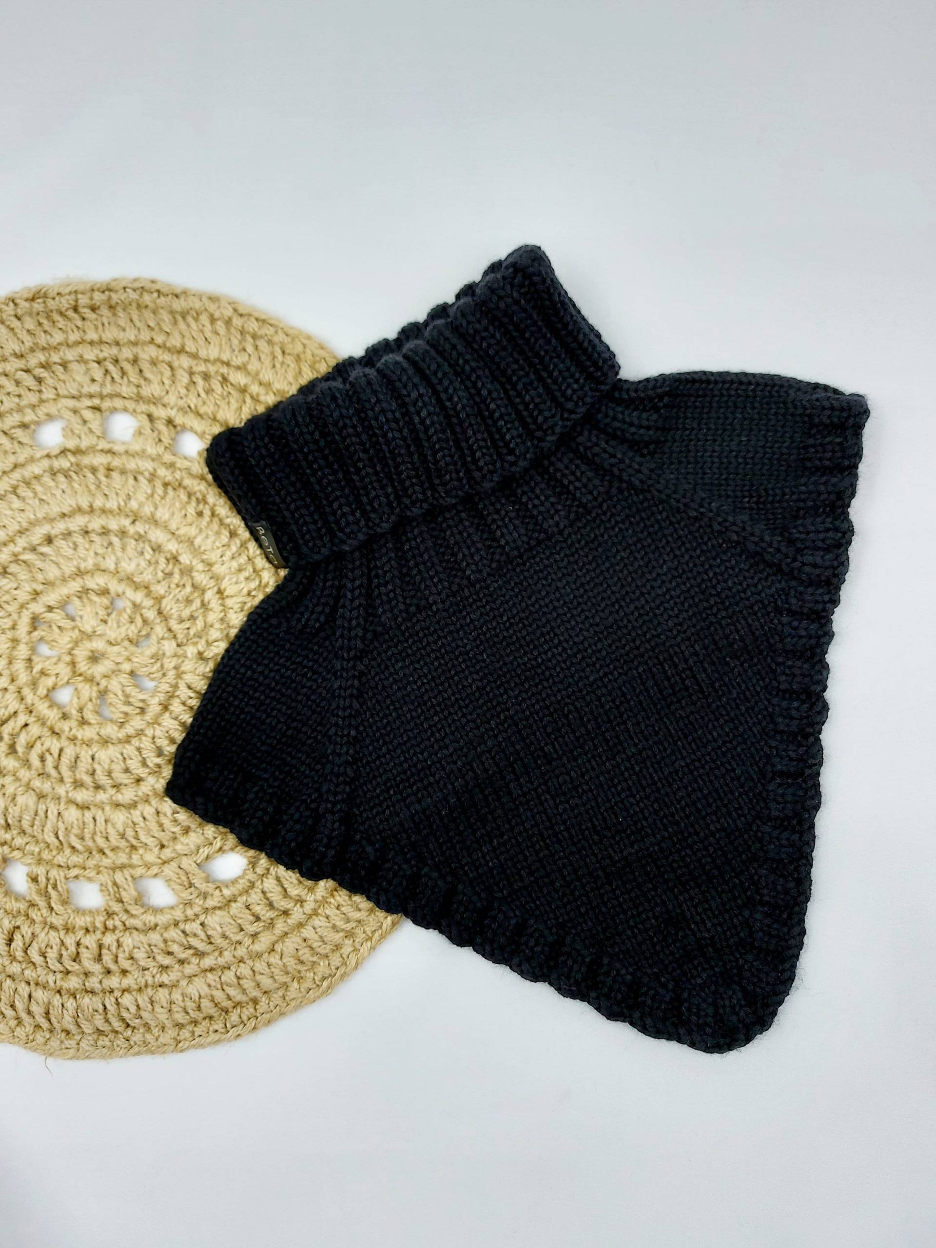 Gestrickte Baby Halswärmer, Rollkragen Kleinkind Jungen Schal, Mädchen Merino Wolle Kinder Kind Hals Gaiter von BeTaKnitWear