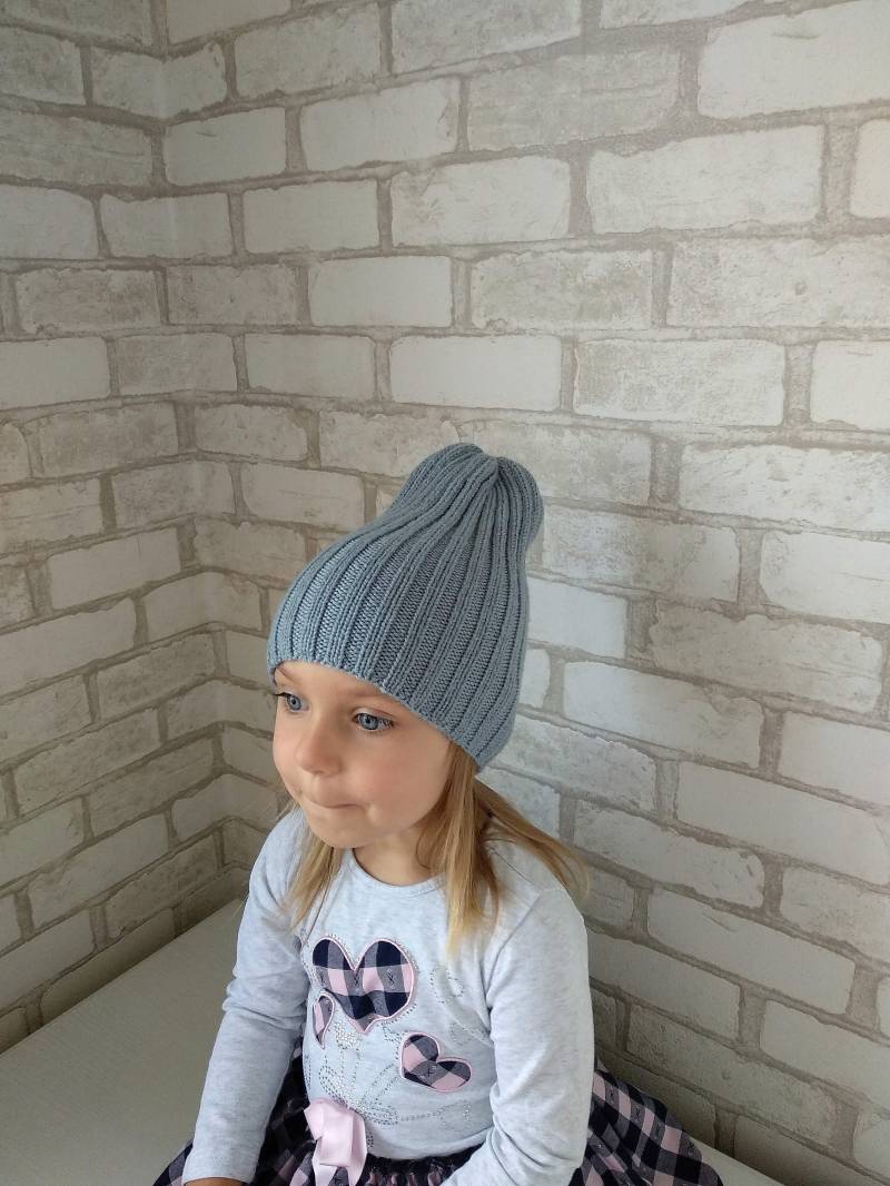 Kleinkinder Herbst Hut, Kleinkind Mädchen Merino Wolle Dünne Beanie, Handgestrickte Jungen Kinder Hut von BeTaKnitWear