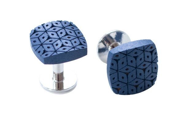 BeWooden Manschettenknöpfe "Blar Cuff" aus Holz von BeWooden