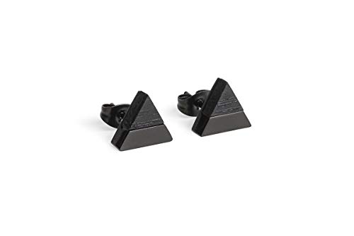 BeWooden Ohrstecker aus Holz | Triangle Collection | Schmuck für Junge Frauen | außergewöhnliche Geschenke für Naturfreunde & Holzliebhaber (Nox Earrings Triangle) von BeWooden