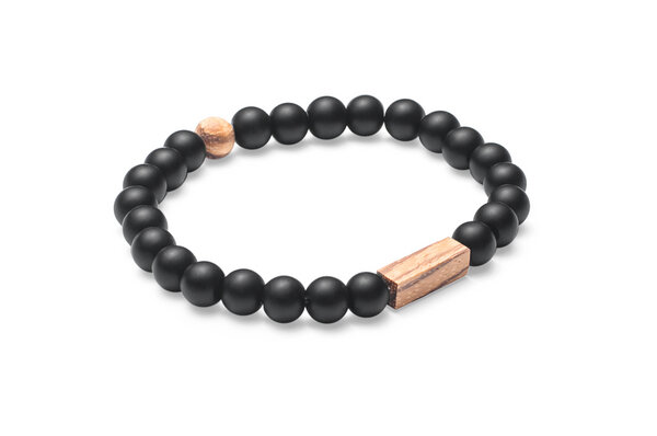 BeWooden Perlenarmband Nox Zebrano Bracelet von BeWooden