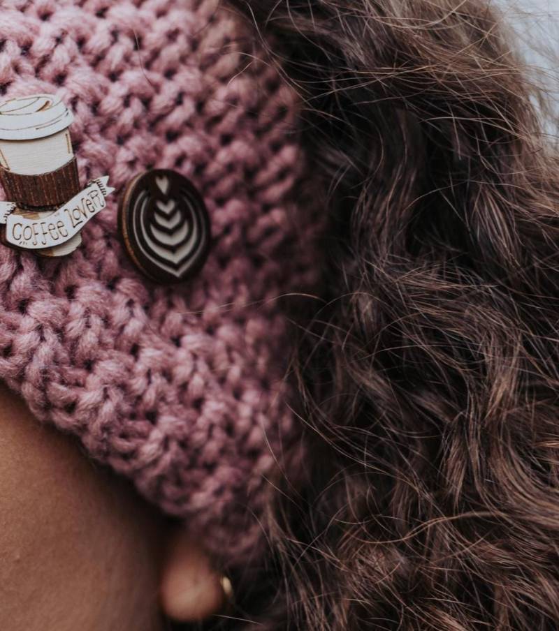Wooden Latté Art Brooch - Handmade Coffee Lover Pin Barista Gift Minimalist Jewelry Espresso Accessory For Women & Men Wooden Latté Art Brooch - Handmade Coffee Lover Pin Barista Gift Minimalist Jewelry Espresso Accessory For Women & Men von BeWoodenCompany