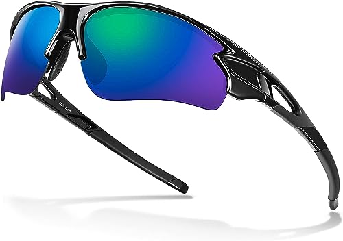 Bea Cool Sportbrille Sonnenbrille Herren, Polarisierte Sport Brille mit UV400 Schutz TAC Sportsonnenbrille PC Rahmen für Radfahren, Laufen, Outdoor-Aktivitäten von BEACOOL