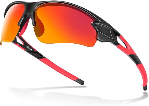 Bea Cool Sportbrille Sonnenbrille Herren, Polarisierte Sport Brille mit UV400 Schutz TAC Sportsonnenbrille PC Rahmen für Radfahren, Laufen, Outdoor-Aktivitäten von BEACOOL