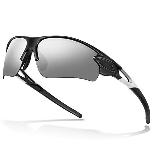 Bea Cool Sportbrille Sonnenbrille Herren, Polarisierte Sport Brille mit UV400 Schutz TAC Sportsonnenbrille PC Rahmen für Radfahren, Laufen, Outdoor-Aktivitäten von BEACOOL