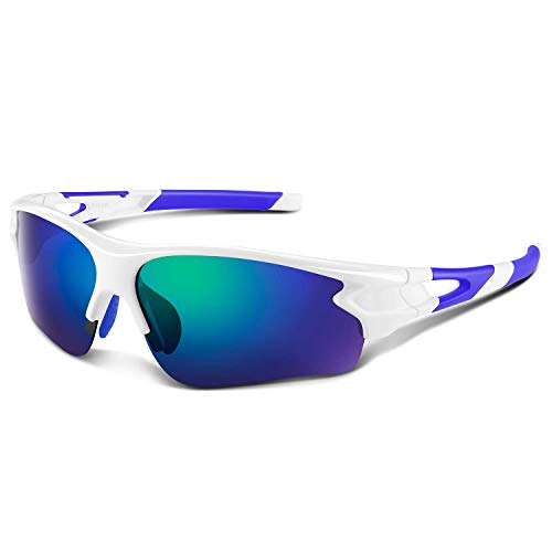 Bea Cool Sportbrille Sonnenbrille Herren, Polarisierte Sport Brille mit UV400 Schutz TAC Sportsonnenbrille PC Rahmen für Radfahren, Laufen, Outdoor-Aktivitäten von BEACOOL