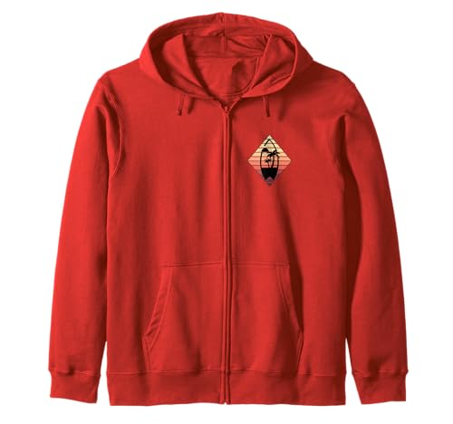 Cooles Surfen für Männer Frauen Surfer Surfbrett Strand Kapuzenjacke von Beach Surfing Surfboard Retro Surfboarder Surfer
