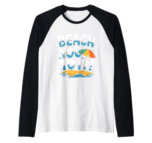 Beach You To It Sommer-Regenschirm-Abenteuer Raglan Beach You To It Sommer-Regenschirm-Abenteuer Raglan von Beach Vacation Summer Vibes Fun