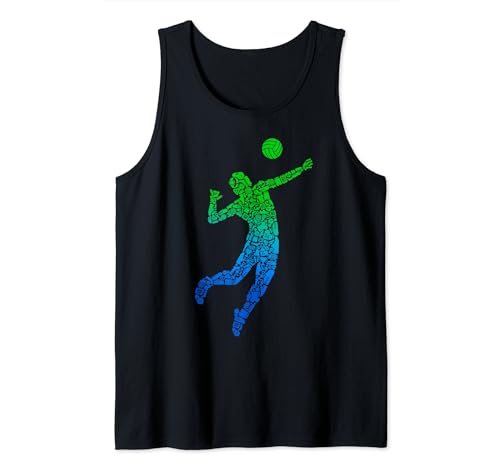 Beach Volleyball Spieler Kinder Herren Volleyballer Jungen Tank Top von Beach Volleyball Volleyballspieler Volleyballer