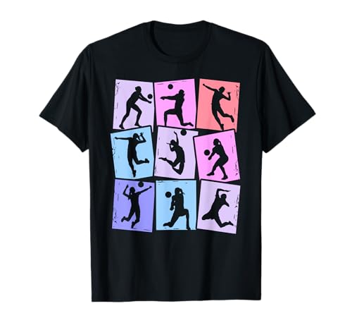 Volleyball Mädchen Volleyballerin Kinder Damen T-Shirt von Beach Volleyball Volleyballspieler Volleyballer