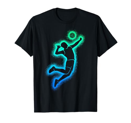 Volleyball Spieler Männer Jungen Volleyballer T-Shirt von Beach Volleyball Volleyballspieler Volleyballer