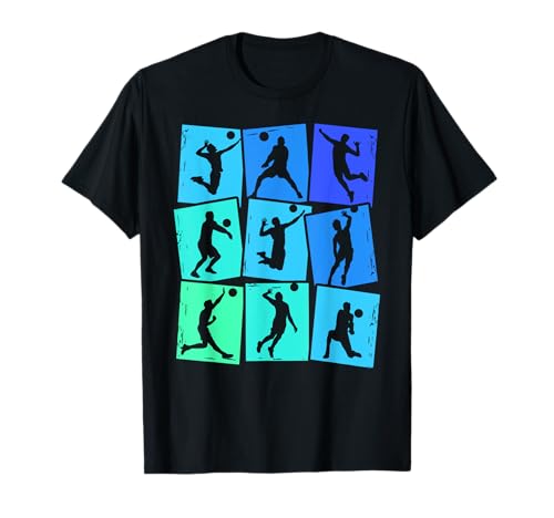 Volleyball Volleyballer Herren Kinder Jungen T-Shirt von Beach Volleyball Volleyballspieler Volleyballer