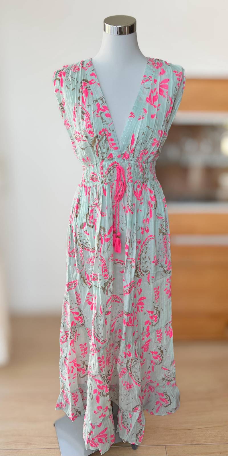 Damen Sommer Boho Hippie Ibiza Maxikleid von BeachAddictShop