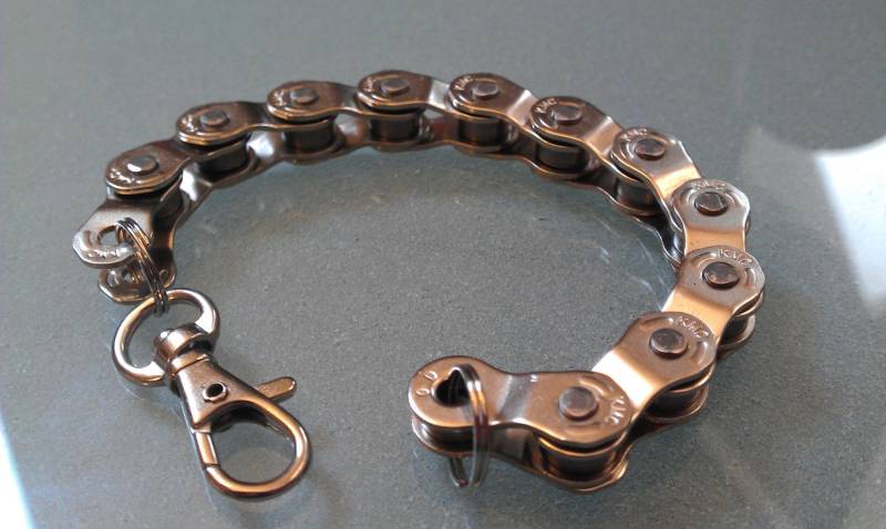 Herren Bmx Half Link Motocross Fahrradkette Armband Radsport Geschenke Für Männer Papa Vatertagsgeschenke Jungen Bchalf01 von BeachBMXDesigns