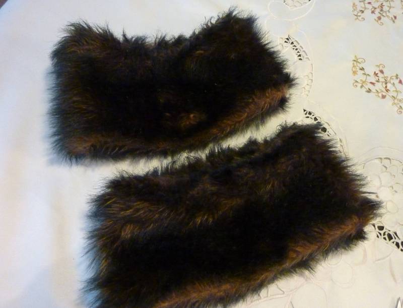 Vintage Faux-Pelz Manschetten - Faux Waschbär Pelz Winter-Garderobe Kostüm Zu Tragen ~ Umfunktionieren Kleiderschrank Zubehör von BeachBreezeBoutique