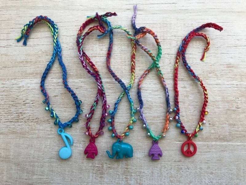 Freundschaftsarmband Fußkettchen Sommer Pool Geburtstag Gastgeschenke Musik Peace Zeichen Fisch Elefant Strand Schmuck Ozean Meer Surfer Freundin von BeachDaisyJewelry