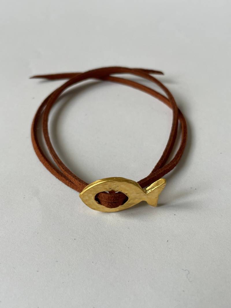 Verstellbares Schnur Armband in Wildleder von BeachPerfectDE