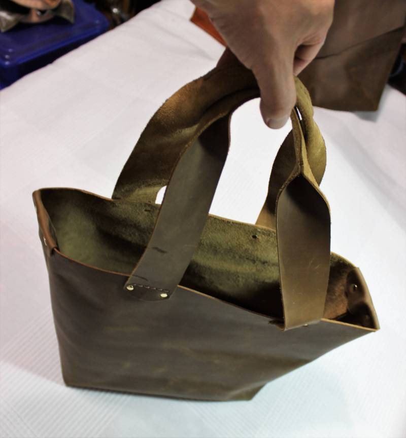 Ledertasche Geölte Lederhandtasche Handtasche von BeachTrekLeatherwork