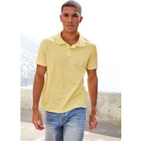 Witt Herren Poloshirt, gelb von Beachtime