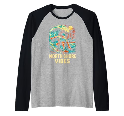 Skateboarding North Shore Vibes Cool Herren Surfs Up Raglan Skateboarding North Shore Vibes Cool Herren Surfs Up Raglan von Beachy Vibes North Shore Surfs Up Skateboarding