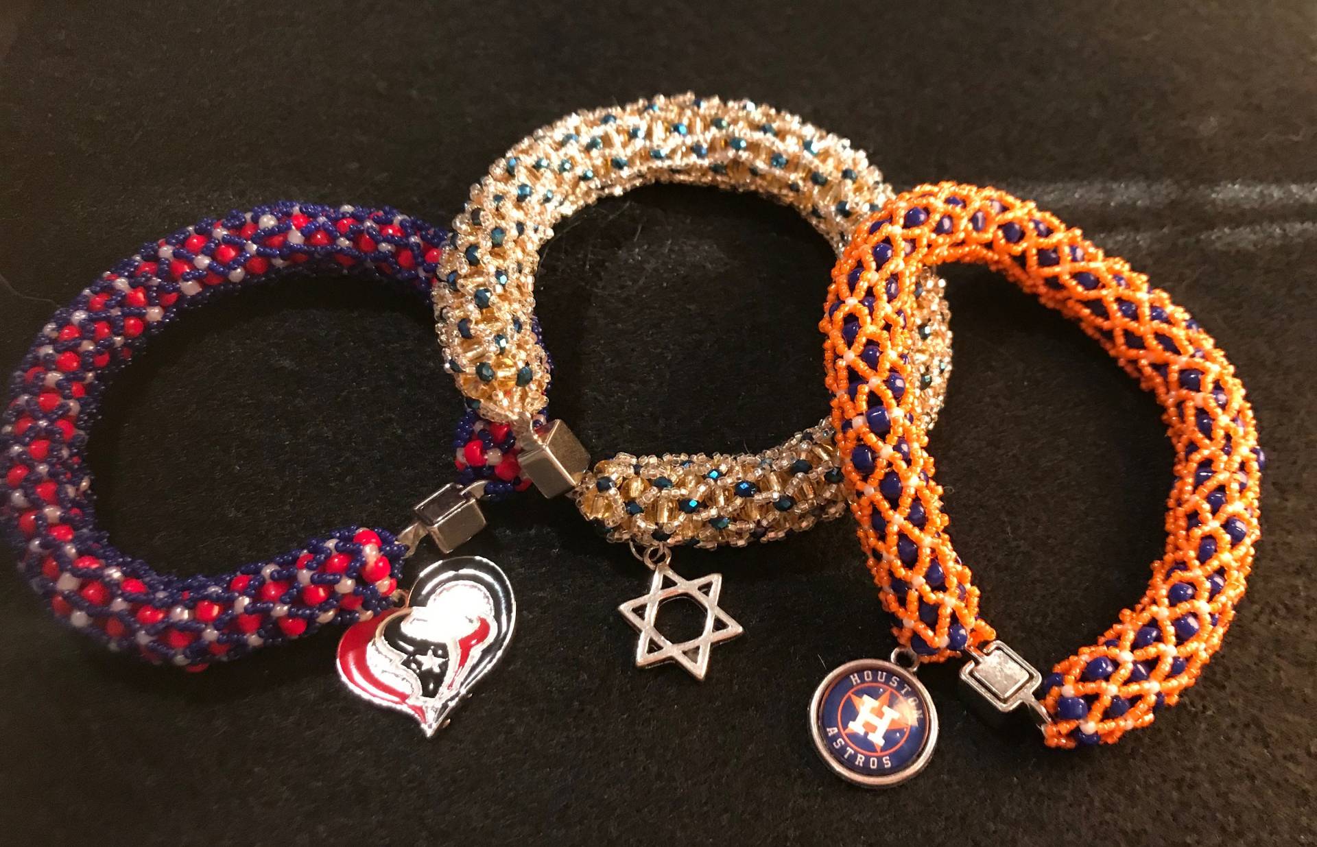 Texans Perlenarmband Texans Perlenarmband von BeadAddictionDesigns