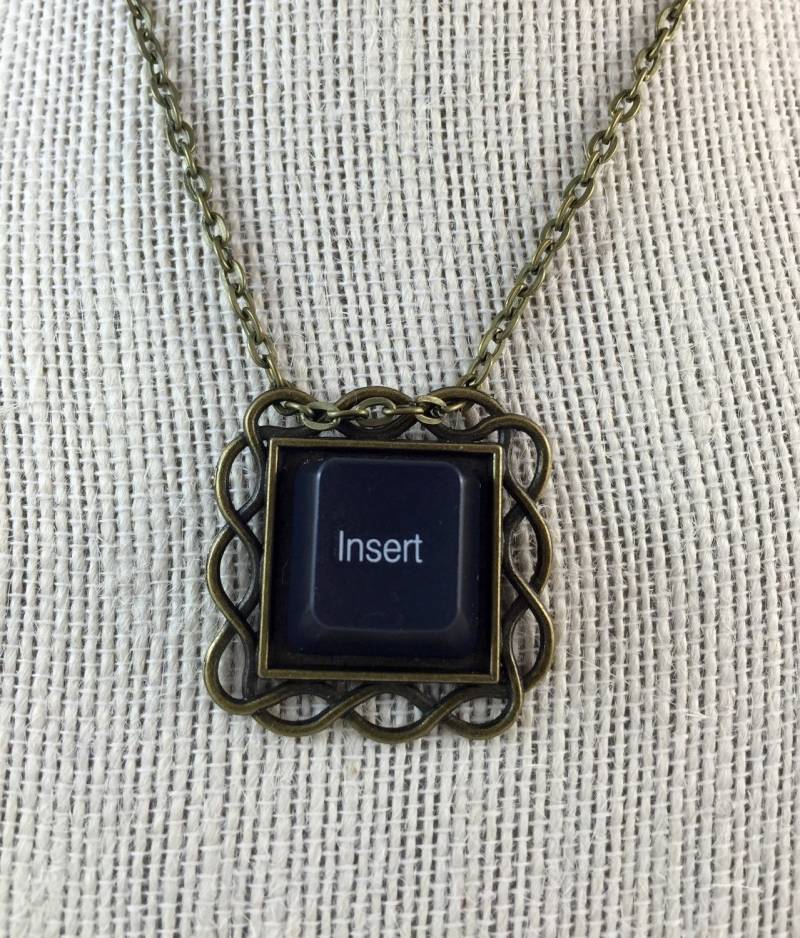 Custom Computer Key Anhänger - Antique Bronze Kette Wählen Sie Ihren Schlüssel von BeadCharmJewelry
