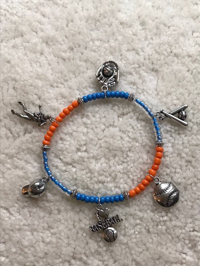 Let "S Go Mets Rocailles Perlen Bettelarmband Let "S Go Mets Rocailles Perlen Bettelarmband von BeadEeye