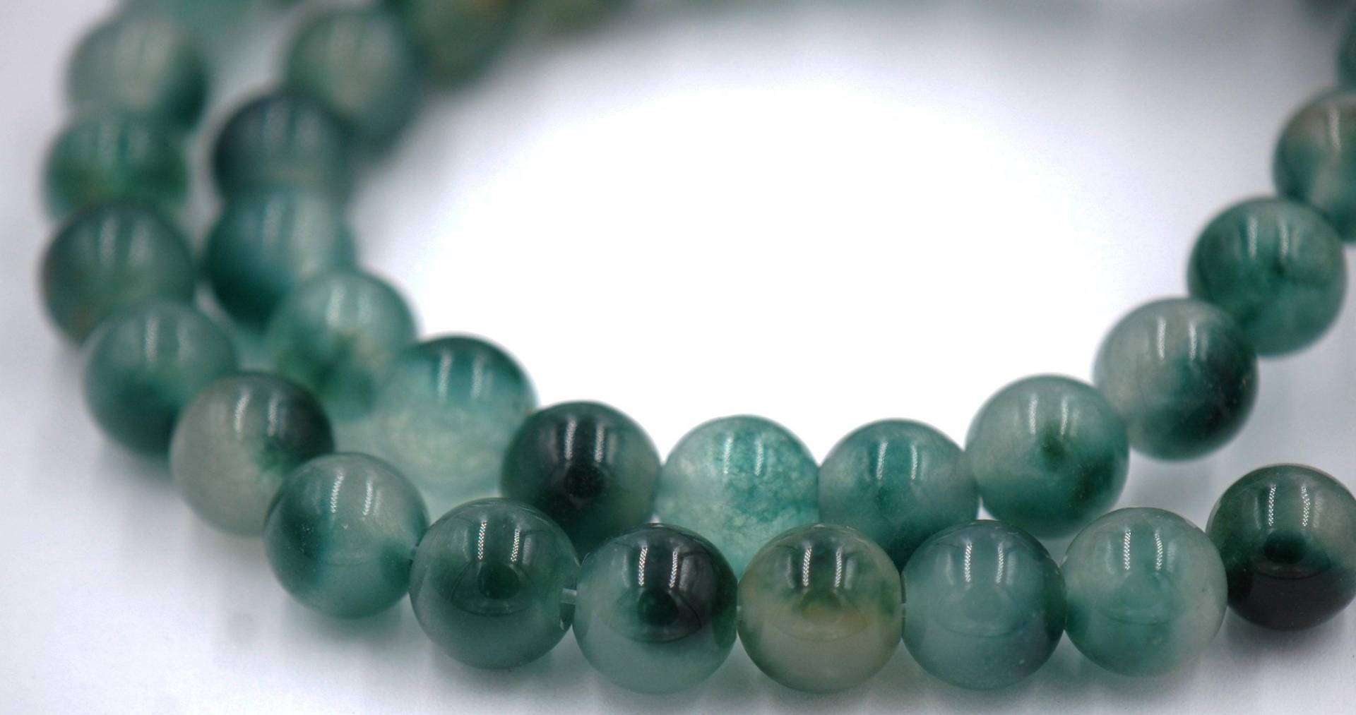 8 Mm Sea Green Mashan Jade Perlen Glatt - 15 Zoll Strang 8 Mm Sea Green Mashan Jade Perlen Glatt - 15 Zoll Strang von BeadGirlzBoutique