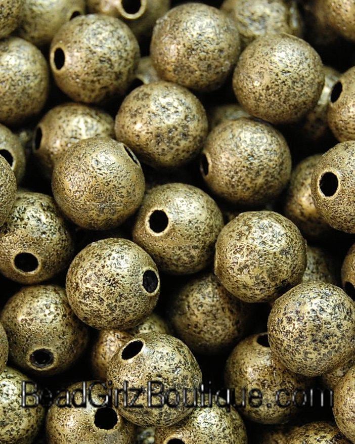Antike Bronze Stardust Bedeckt Messing 8 Mm Beads-25 Antike Bronze Stardust Bedeckt Messing 8 Mm Beads-25 von BeadGirlzBoutique