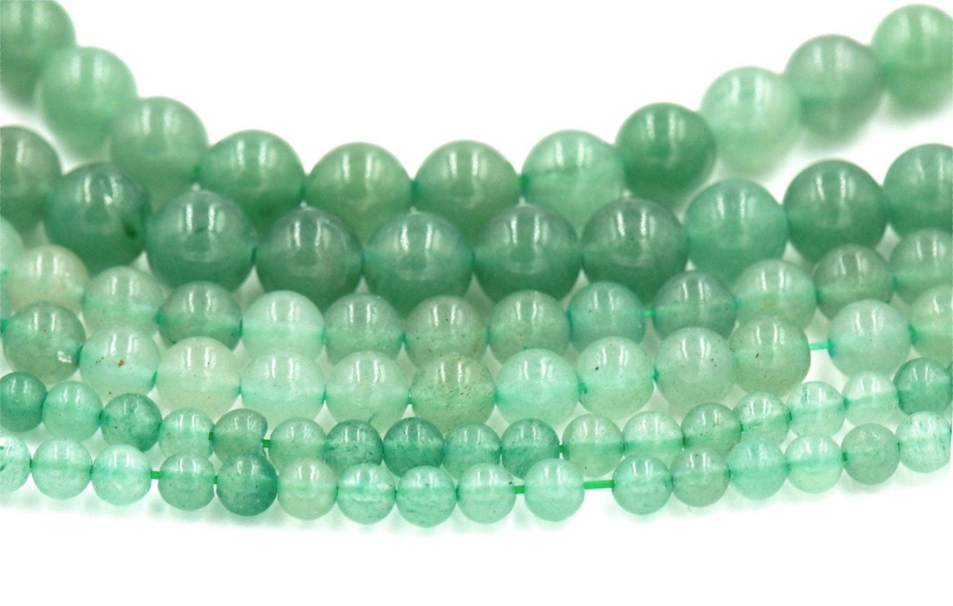 Grüner Aventurin 4 Mm 6 8 10 Glänzend Rund - 15 Zoll Strang Grüner Aventurin 4 Mm 6 8 10 Glänzend Rund - 15 Zoll Strang von BeadGirlzBoutique