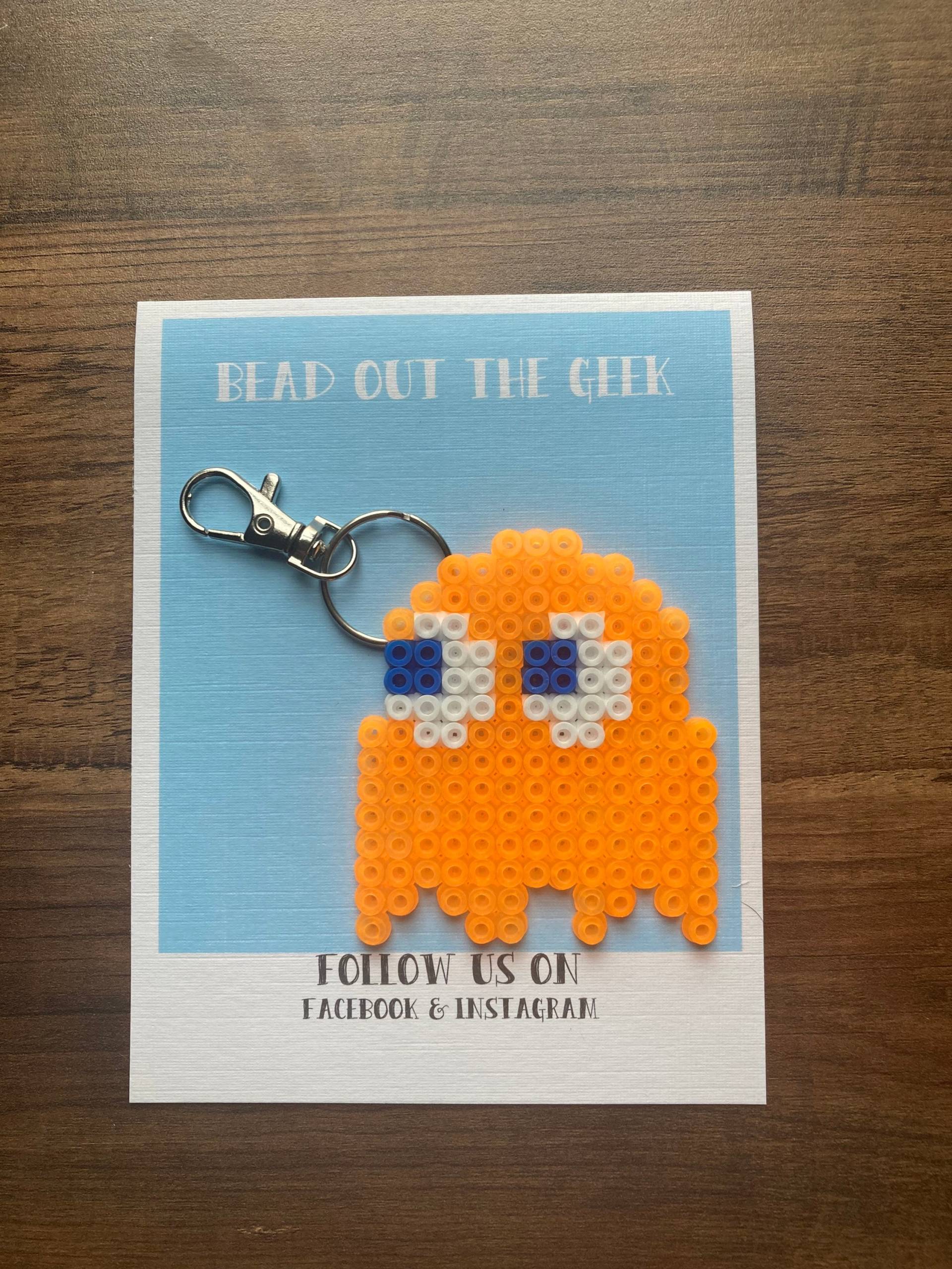 Pac-Man Schlüsselanhänger von BeadOutTheGeekUK