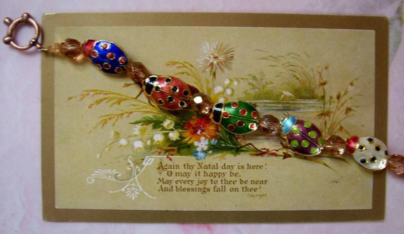 Das Marienkäfer-Kugel-Armband Das Marienkäfer-Kugel-Armband von BeadRee
