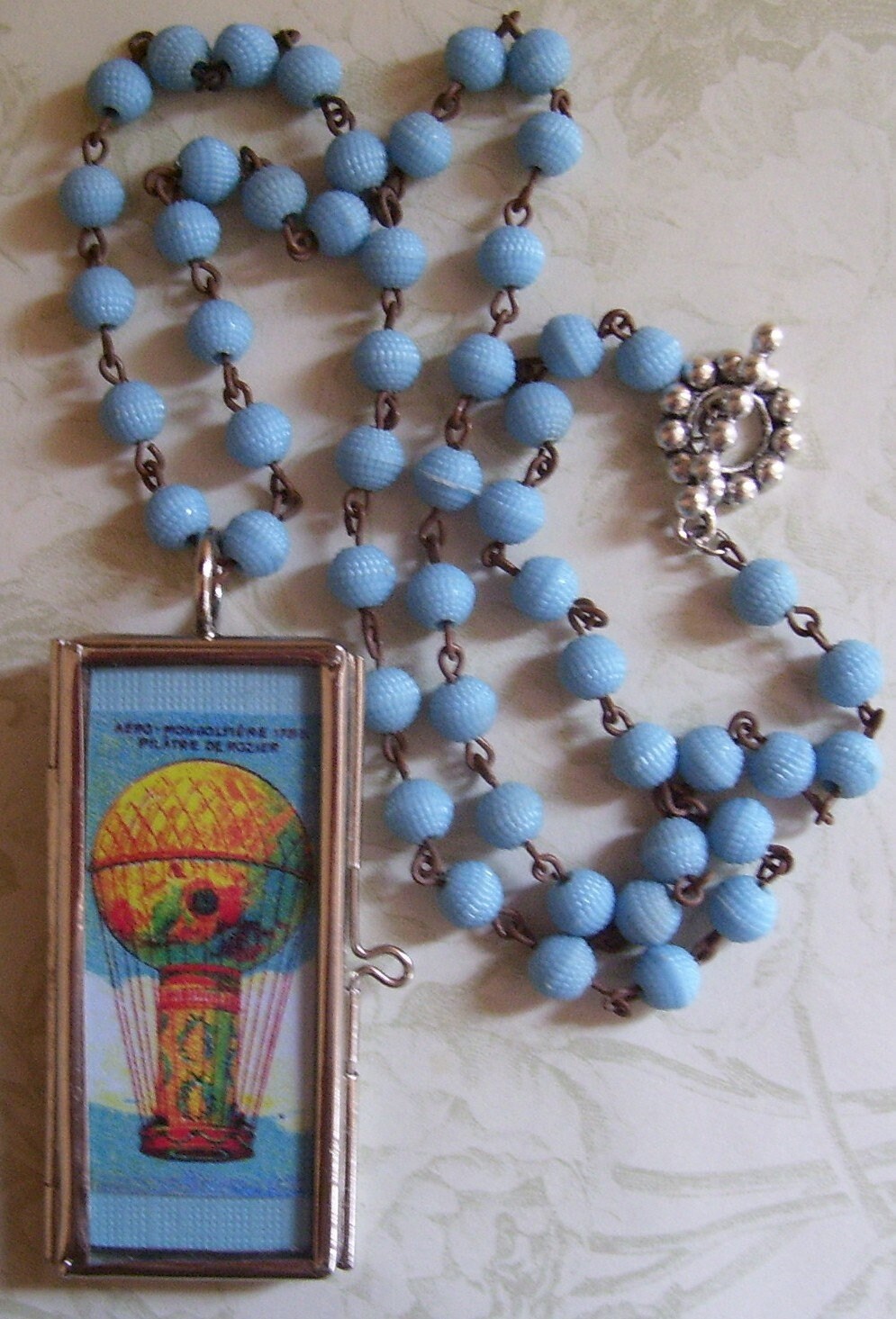 Halskette - Voyage En Pleain Air | Blau Halskette - Voyage En Pleain Air | Blau von BeadRee
