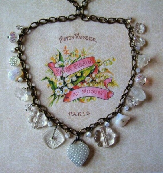 Schatz Charm Halskette | Paris Soiree, Einzigartiges Schmuck Geschenk, Im Antiken Stil Schatz Charm Halskette | Paris Soiree, Einzigartiges Schmuck Geschenk, Im Antiken Stil von BeadRee